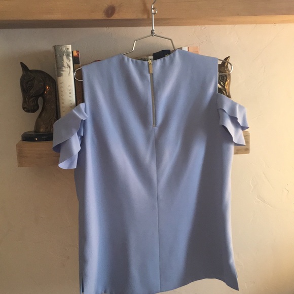 Ted Baker cold shoulder double frill top - Picture 8 of 8